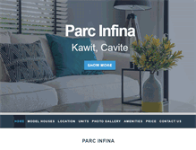 Tablet Screenshot of parcinfina.com